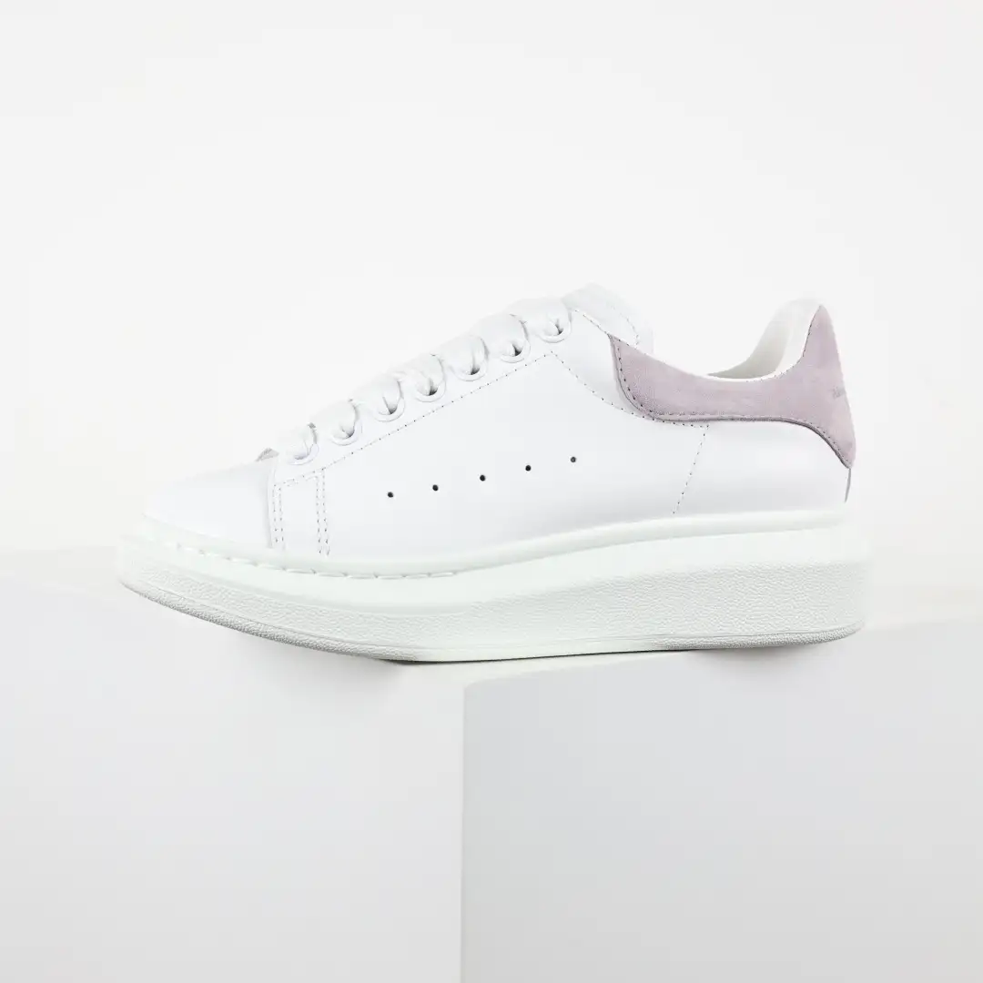 Alexander McQueen White/Lavender Sneakers - Image 9