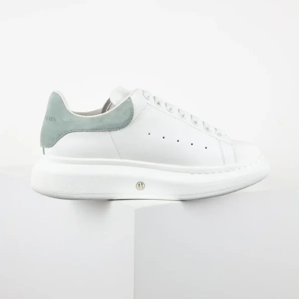 Alexander McQueen White/Mint Green Sneakers