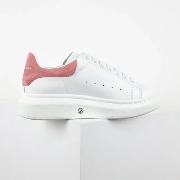 Alexander McQueen White/Dusty Pink Sneakers