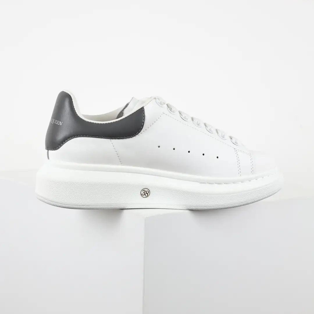 Alexander McQueen White/Grey Sneakers - Image 1