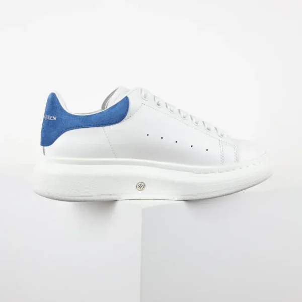 Alexander McQueen White/Blue Sneakers