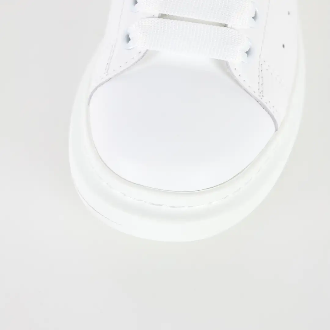 Alexander McQueen All-White Sneakers - Image 5