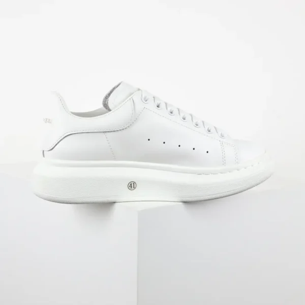 Alexander McQueen All-White Sneakers