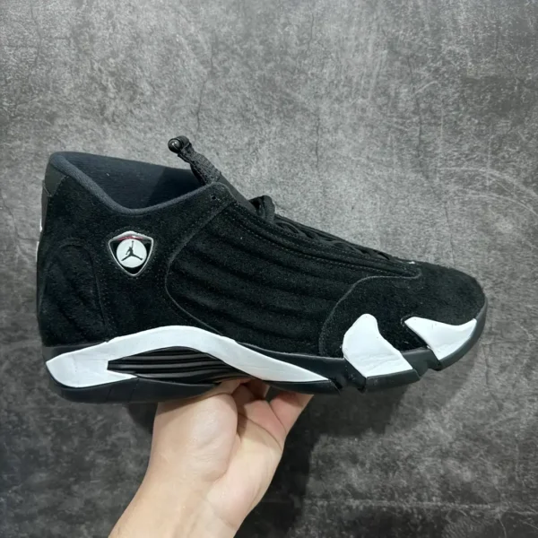 Air Jordan 14 Black White Sneakers