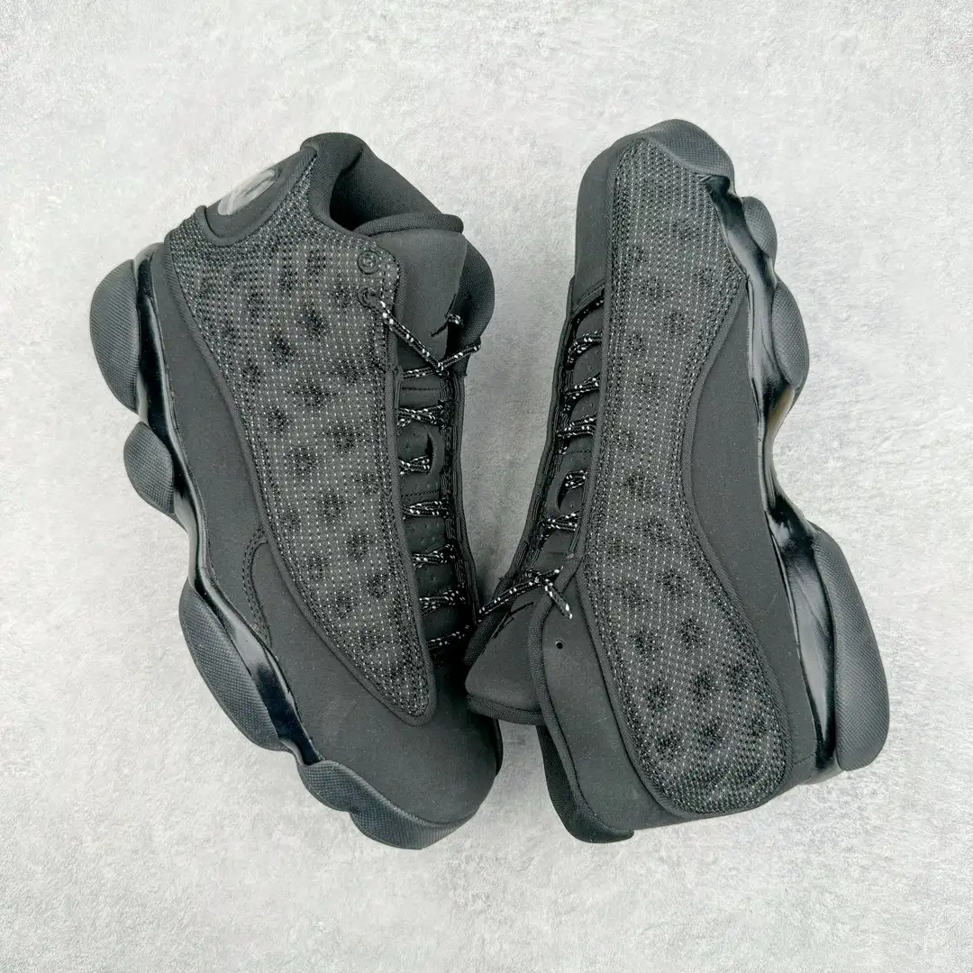 Air Jordan 13 Black Cat Sneakers - Image 9