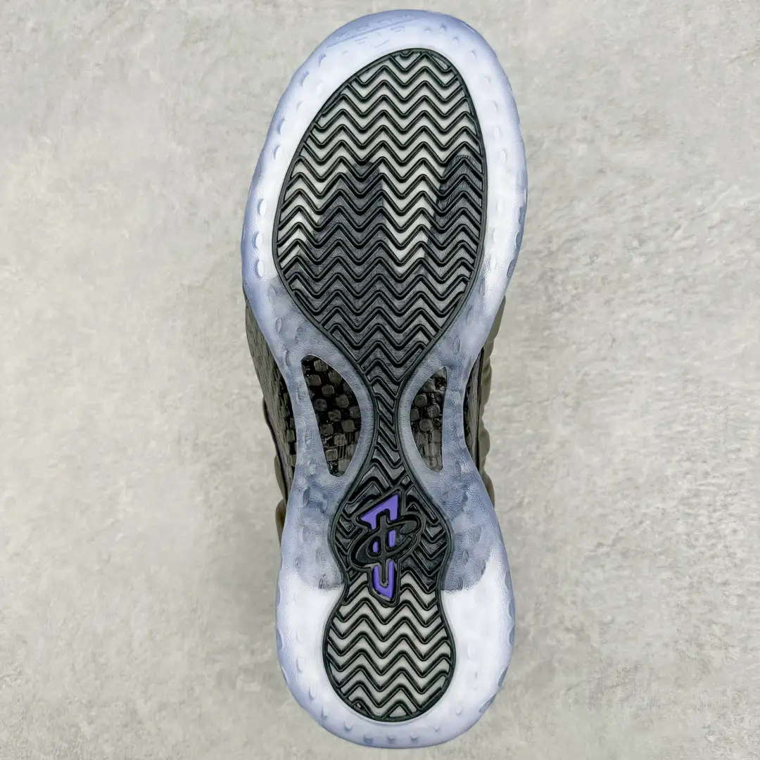 Nike Eggplant Foamposite One Sneakers - Image 8