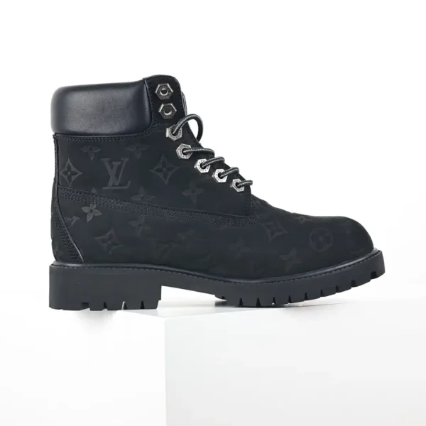 LV x Timberland Black Boots