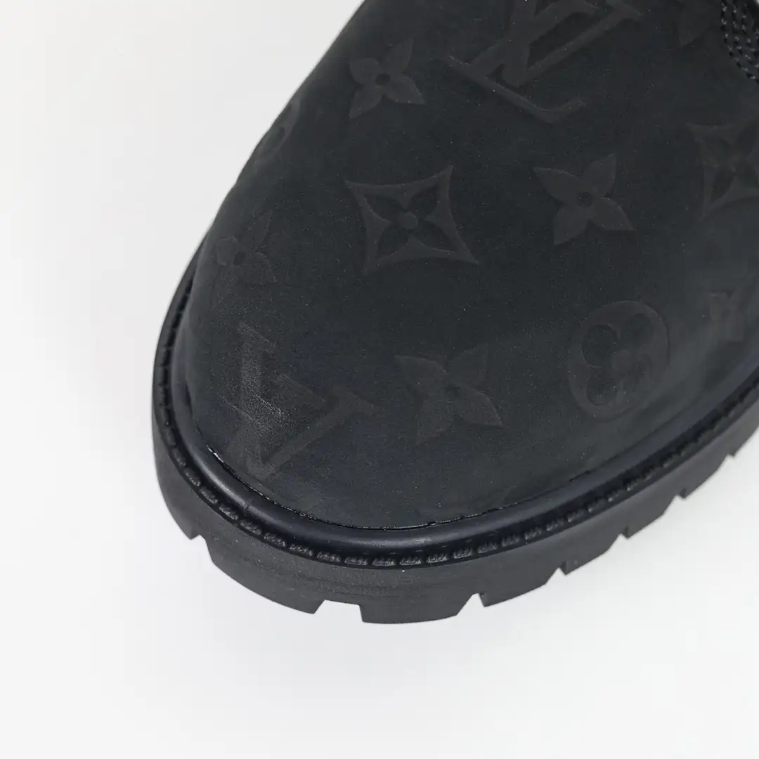 LV x Timberland Black Boots - Image 6