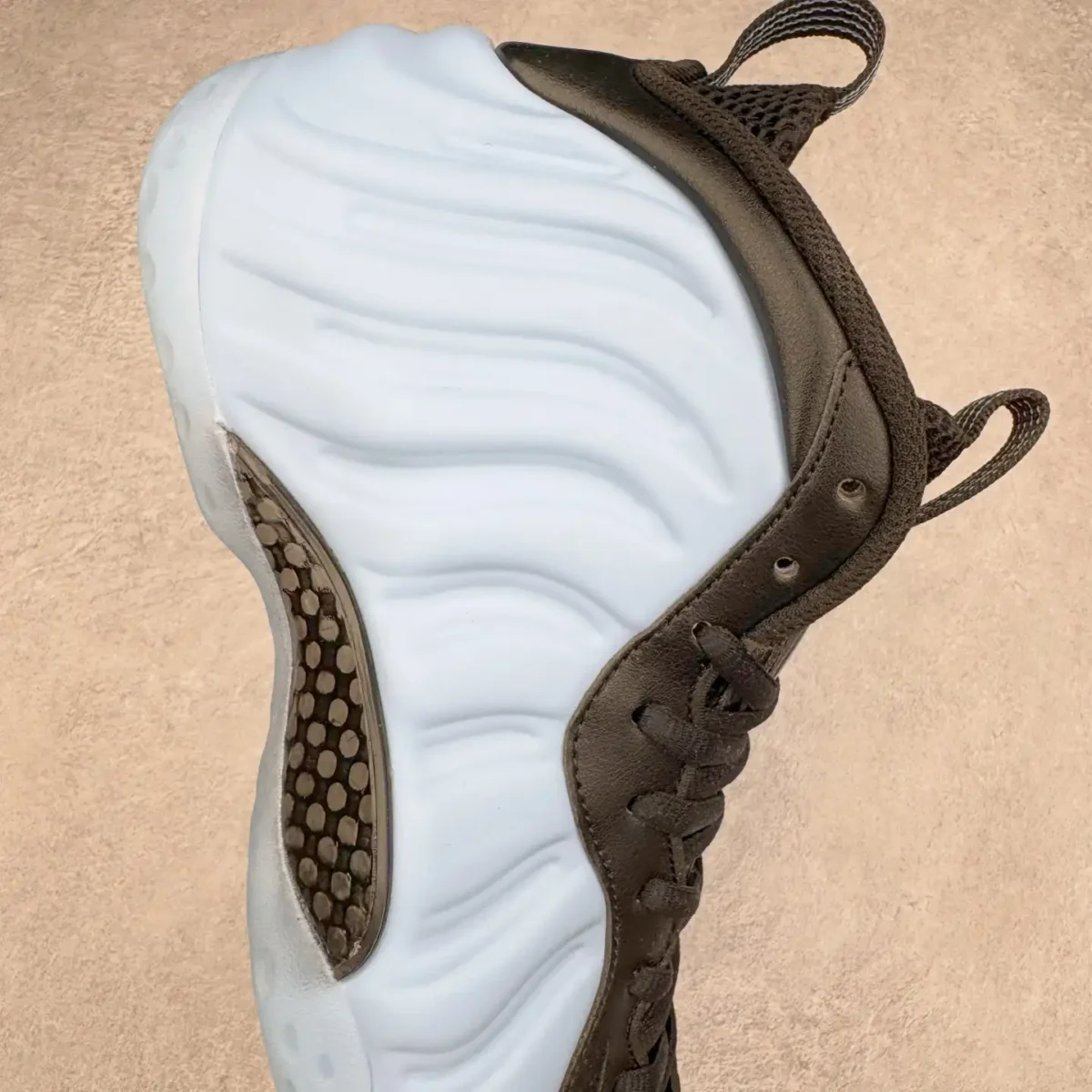 Nike Ice Blue Foamposite One Sneakers - Image 9
