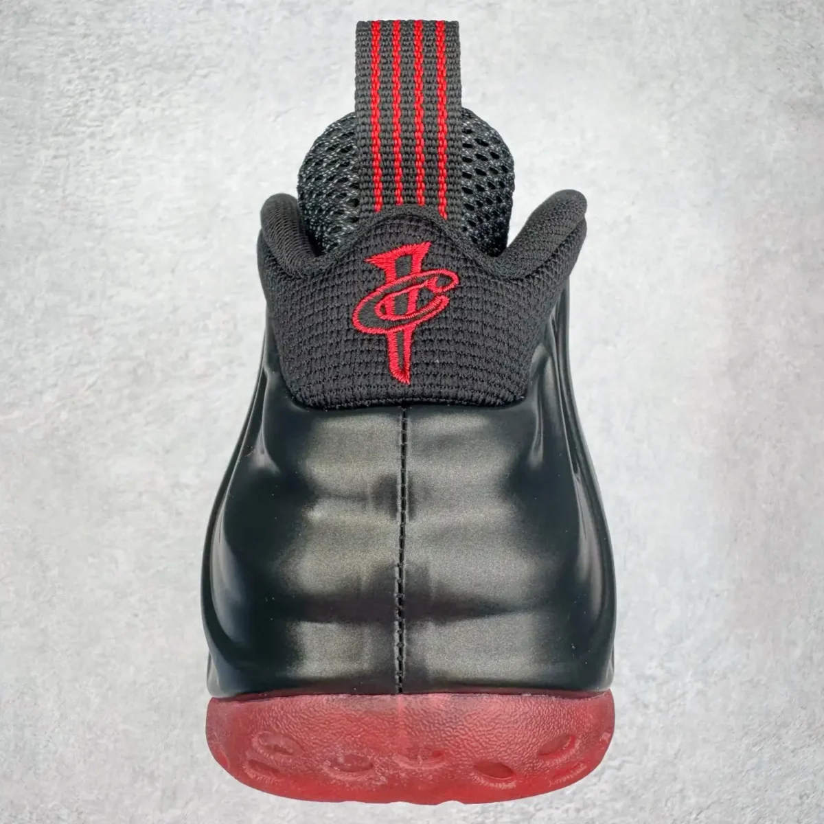 Nike Black Red Foamposite One Sneakers - Image 2