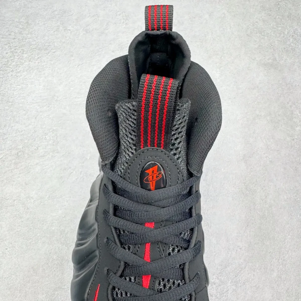Nike Black Red Foamposite One Sneakers - Image 9
