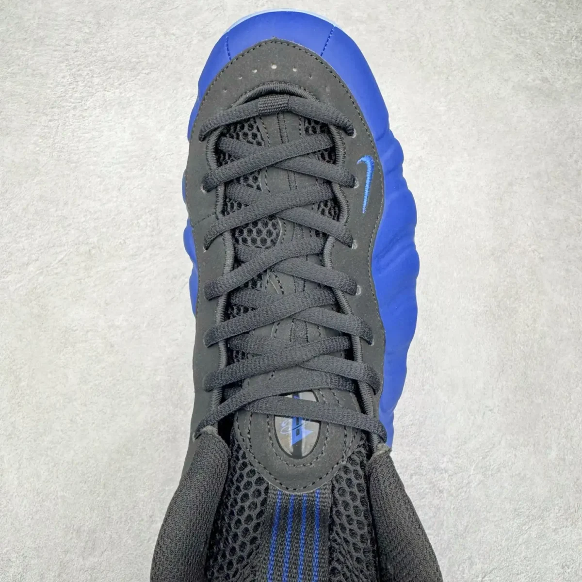 Nike Black Blue Foamposite One Sneakers - Image 3