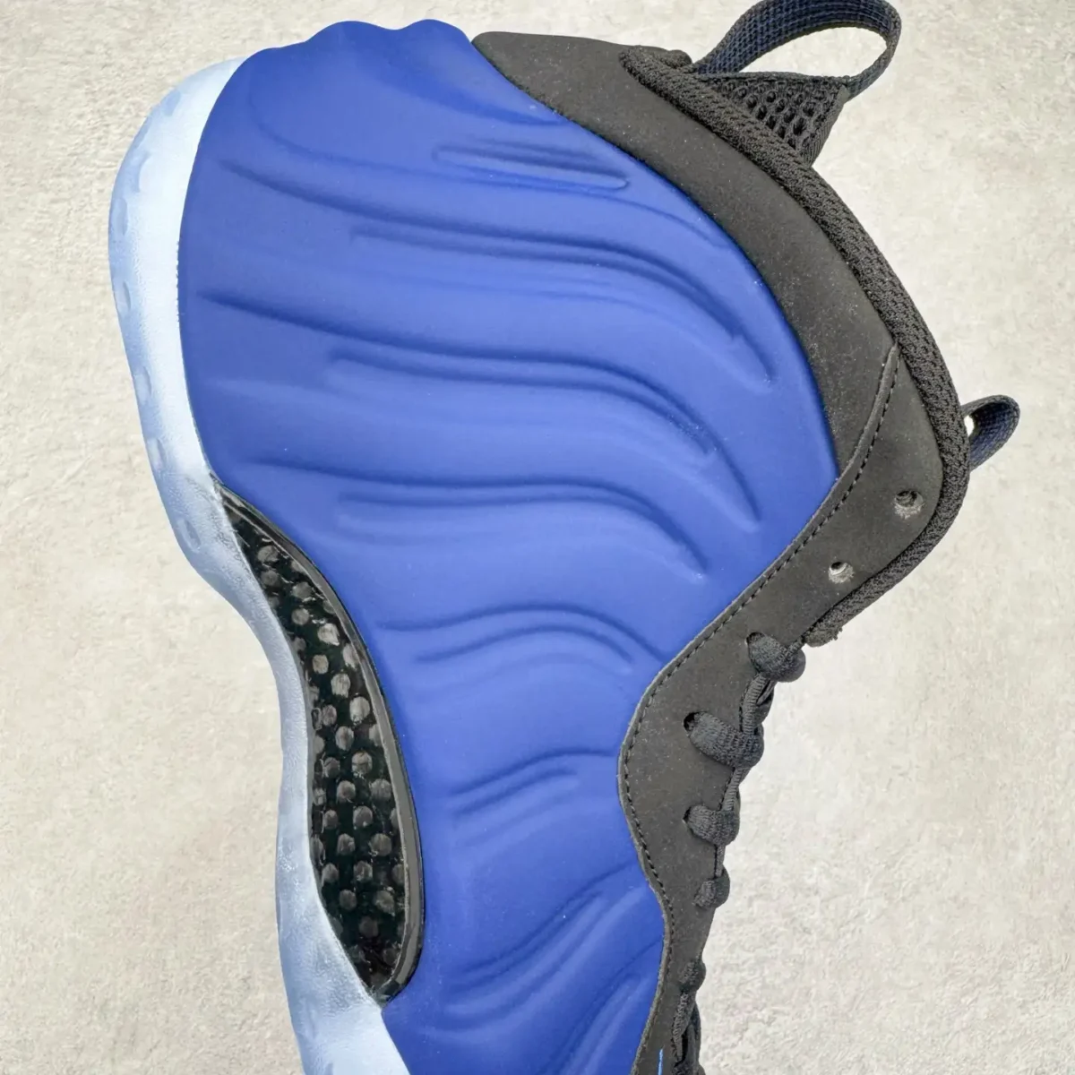 Nike Black Blue Foamposite One Sneakers - Image 4