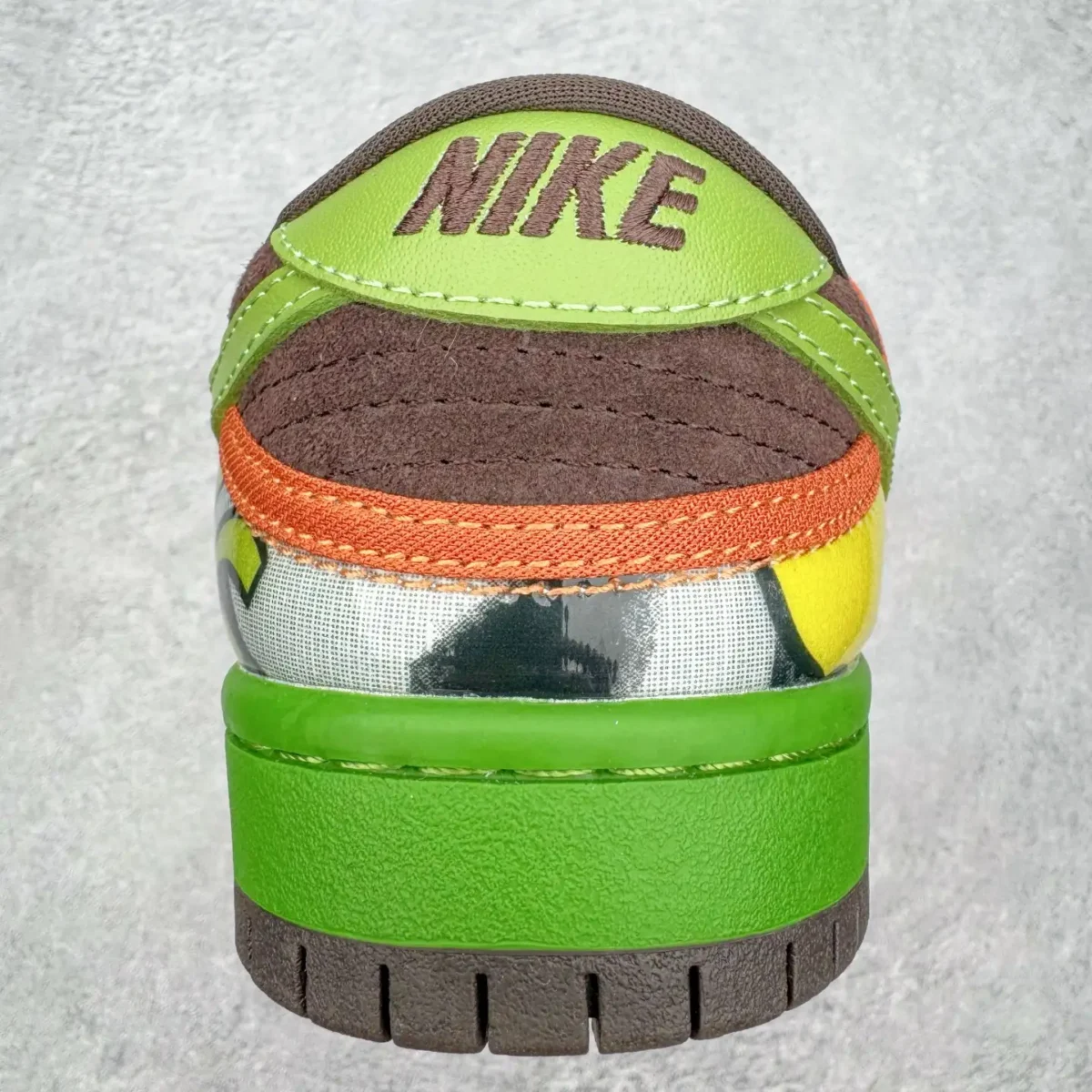 Nike SB Dunk Low Sunflower Brown Green - Image 2