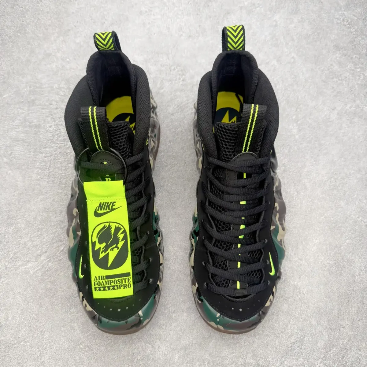 Nike Camo Foamposite Pro Sneakers - Image 9