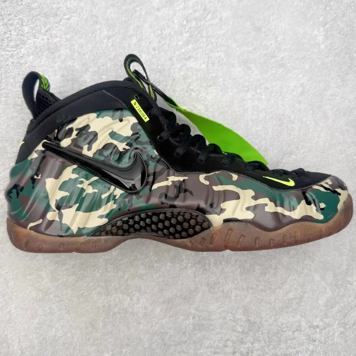 Nike Camo Foamposite Pro Sneakers - Image 1