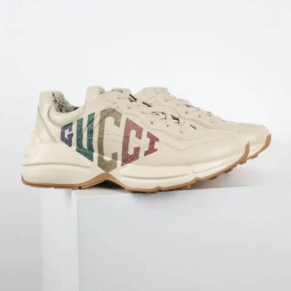 Gucci Rhyton Multicolor Logo Chunky Sneakers