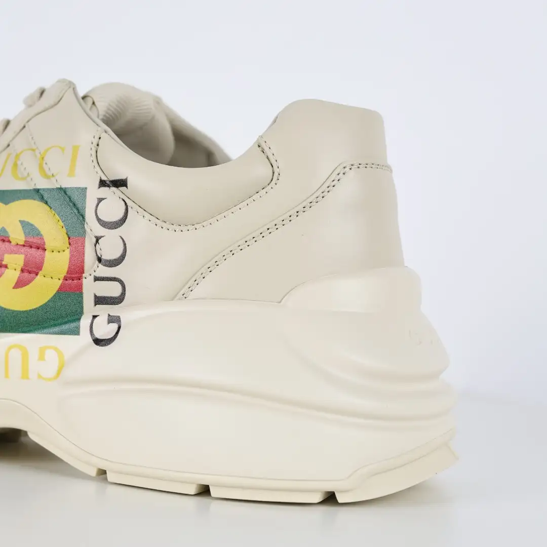 Gucci Rhyton Double G Print Chunky Sneakers - Image 4
