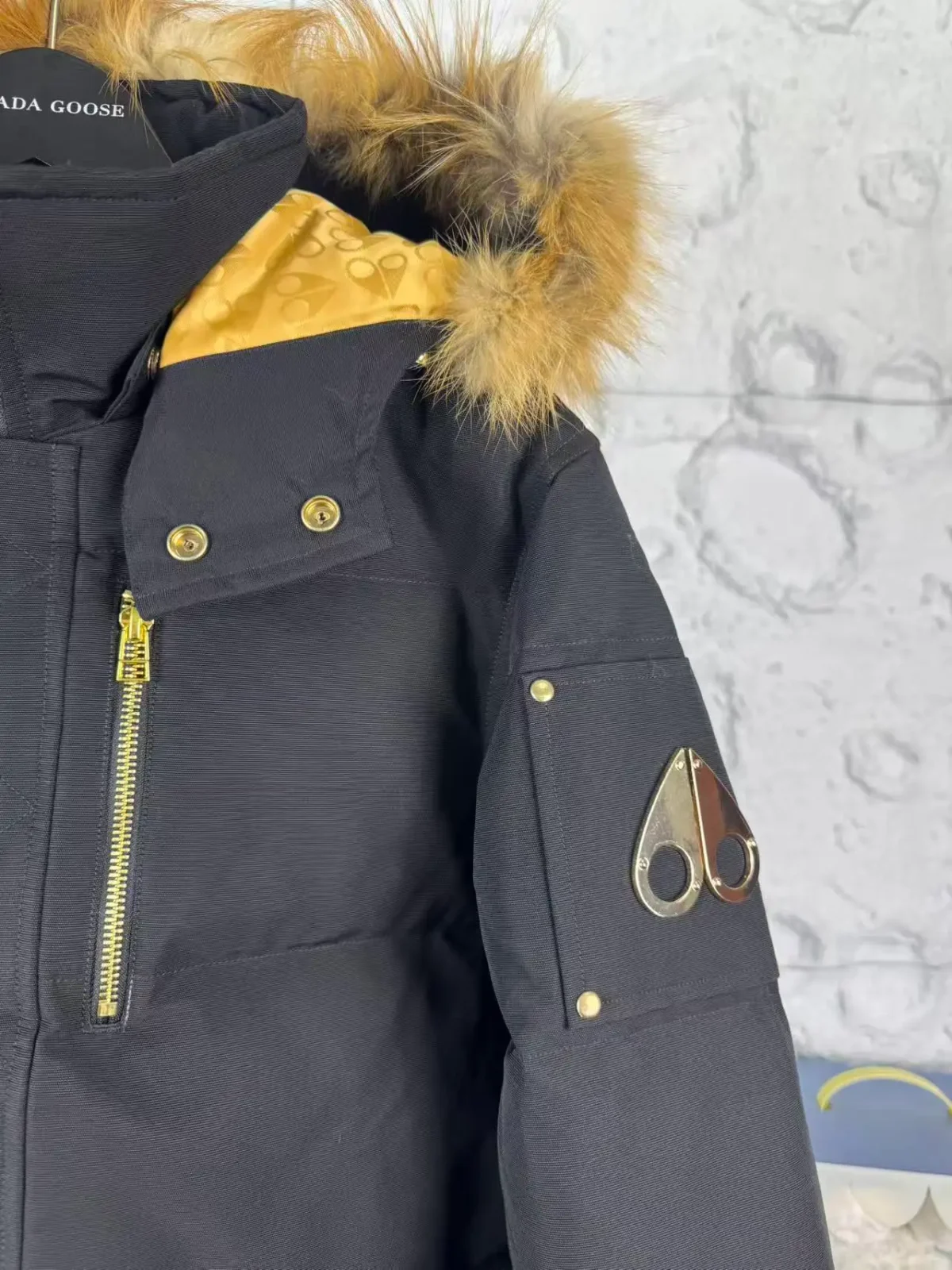 Moose Knuckles Men's Silver-Accent Down Jacket - Image 4