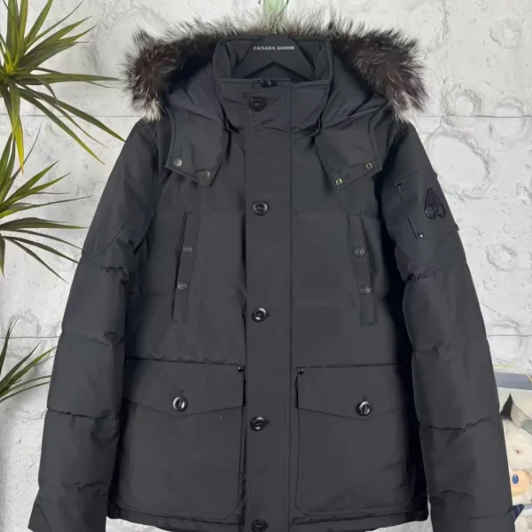 Moose Knuckles Men's Alberta Long Down Jacket