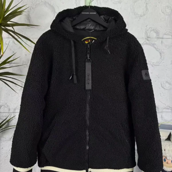 Moose Knuckles Men's Sherpa-Lined Hooded Jacket