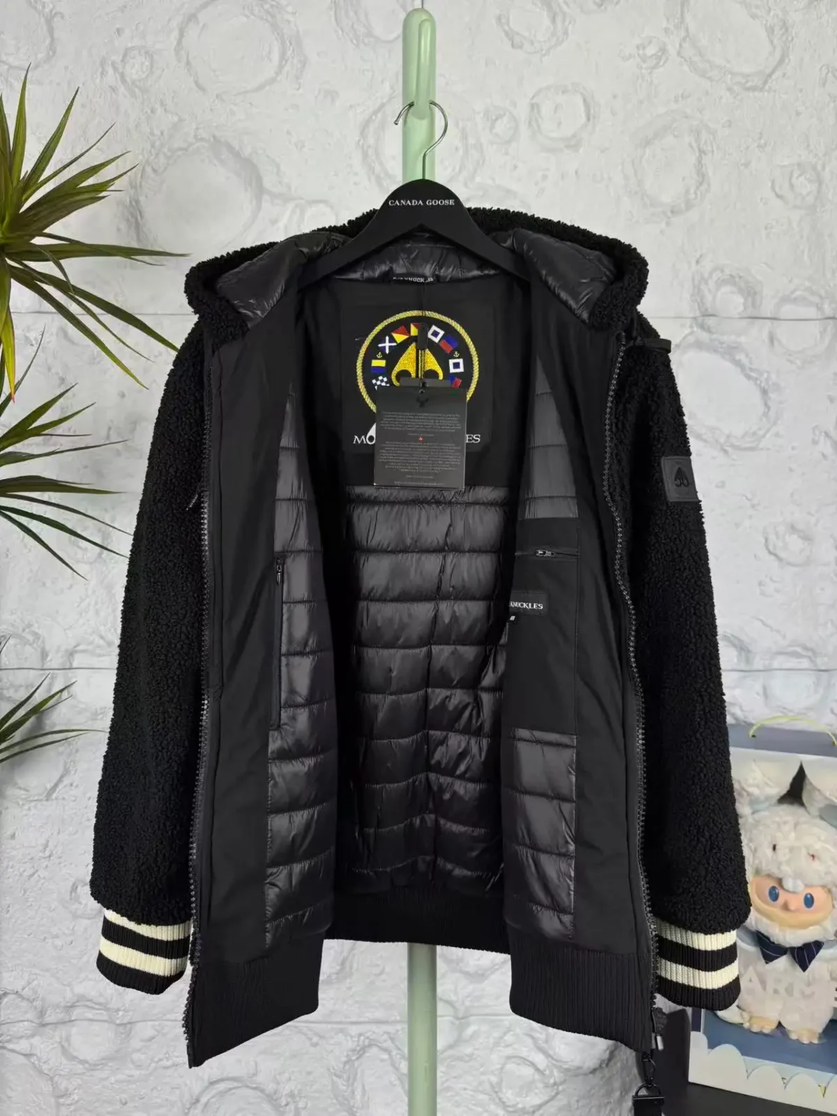 Moose Knuckles Men's Sherpa-Lined Hooded Jacket - Image 6
