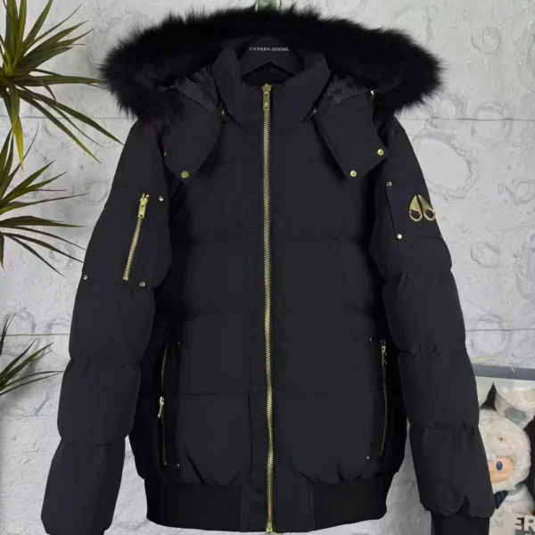 Moose Knuckles Men's Gold-Accent Lightweight Down Jacket