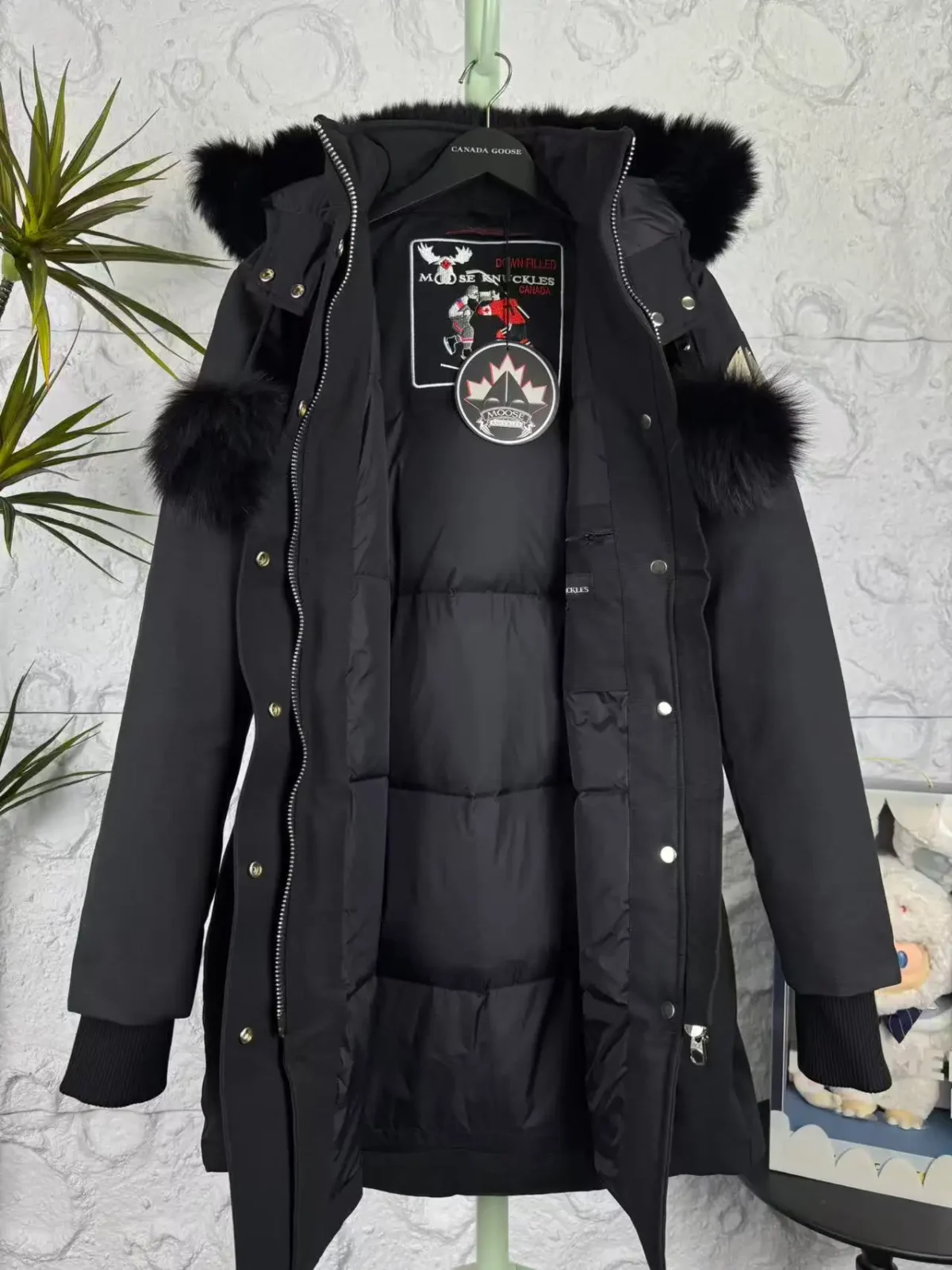 Moose Knuckles Women's Stirling Slim-Fit Down Parka - Image 6