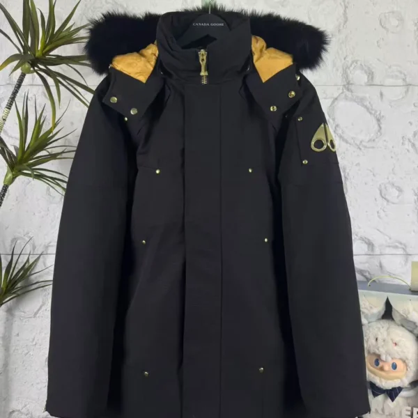 Moose Knuckles Men's Gold-Accent Down Jacket